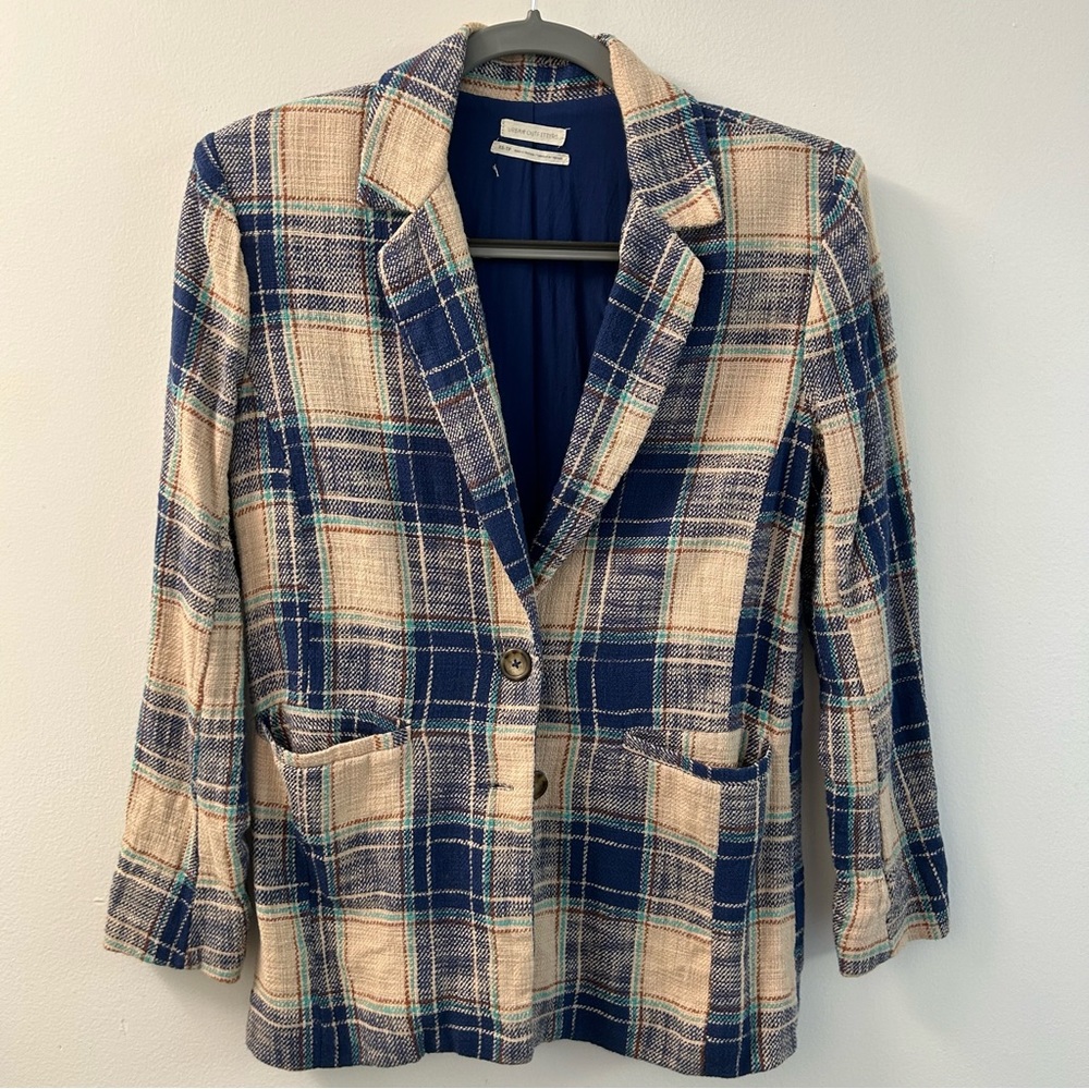 Urban Outfitters Plaid Blazer